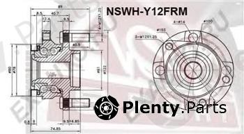  ASVA part NSWHY12FRM Wheel Bearing Kit