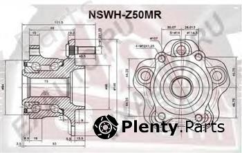  ASVA part NSWHZ50MR Wheel Bearing Kit