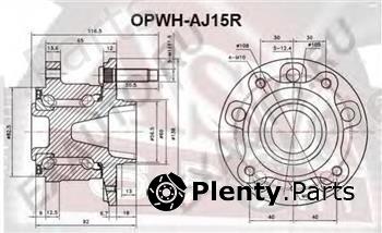  ASVA part OPWHAJ15R Wheel Bearing Kit