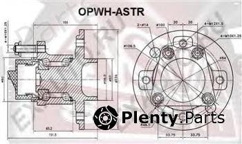  ASVA part OPWHASTR Wheel Bearing Kit