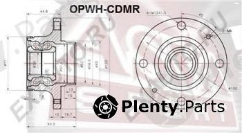  ASVA part OPWH-CDMR (OPWHCDMR) Wheel Bearing Kit