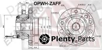  ASVA part OPWH-ZAFF (OPWHZAFF) Wheel Bearing Kit