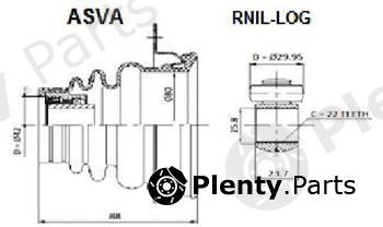  ASVA part RNIL-LOG (RNILLOG) Replacement part