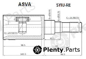  ASVA part SYIU-RE (SYIURE) Replacement part
