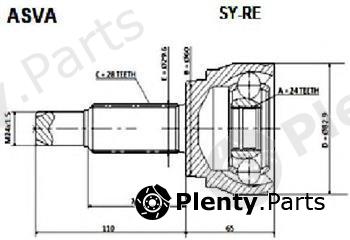  ASVA part SY-RE (SYRE) Replacement part