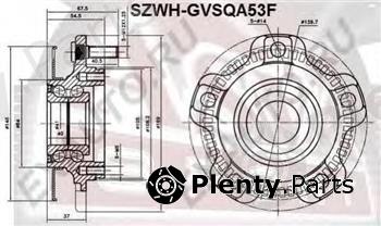  ASVA part SZWHGVSQA53F Wheel Bearing Kit