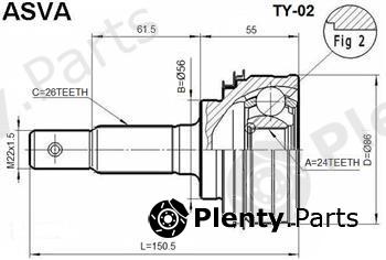  ASVA part TY02 Replacement part