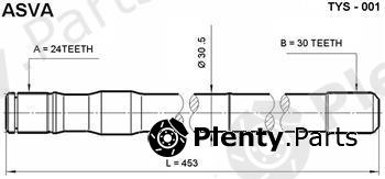  ASVA part TYS01 Replacement part