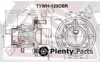  ASVA part TYWH120DBR Wheel Bearing Kit