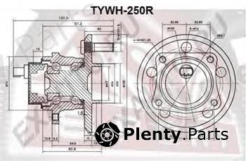  ASVA part TYWH250R Wheel Bearing Kit