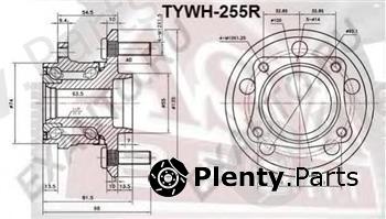  ASVA part TYWH255R Replacement part