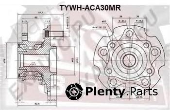  ASVA part TYWH-ACA30MR (TYWHACA30MR) Wheel Bearing Kit