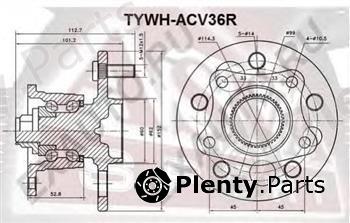  ASVA part TYWHACV36R Replacement part