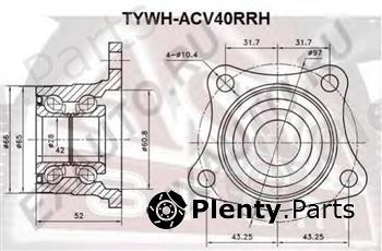  ASVA part TYWHAE100R Wheel Bearing Kit