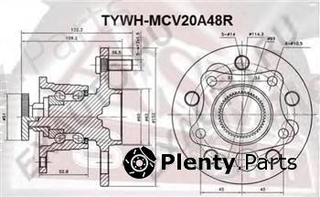  ASVA part TYWHMCV20A48R Wheel Bearing Kit