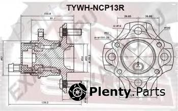  ASVA part TYWHNCP13R Wheel Bearing Kit