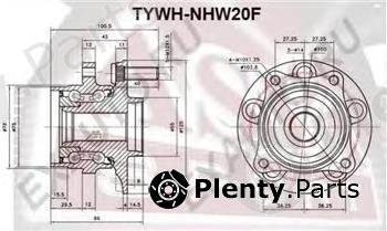  ASVA part TYWHNHW20F Wheel Hub