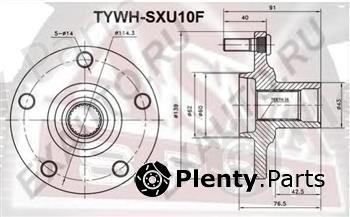  ASVA part TYWH-SXU10F (TYWHSXU10F) Wheel Hub