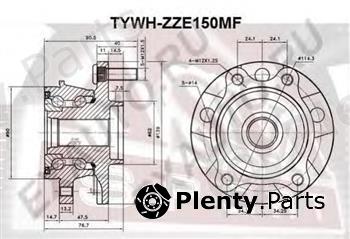  ASVA part TYWHZZE150MF Wheel Bearing Kit