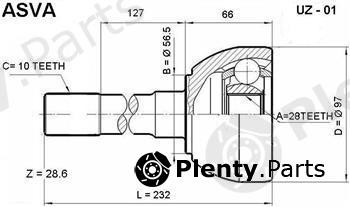  ASVA part UZ-01 (UZ01) Replacement part