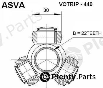  ASVA part VOTRIP440 Replacement part