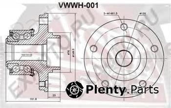  ASVA part VWWH001 Wheel Bearing Kit