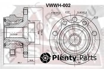  ASVA part VWWH002 Wheel Bearing Kit