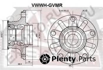  ASVA part VWWHGVMR Wheel Bearing Kit
