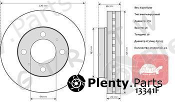  GTR part 13341F Replacement part