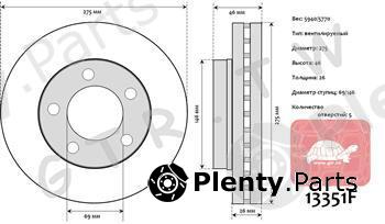  GTR part 13351F Replacement part