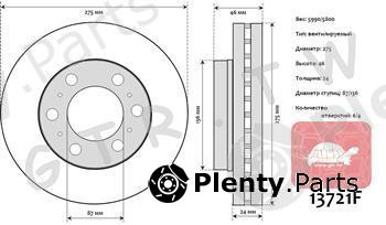  GTR part 13721F Replacement part