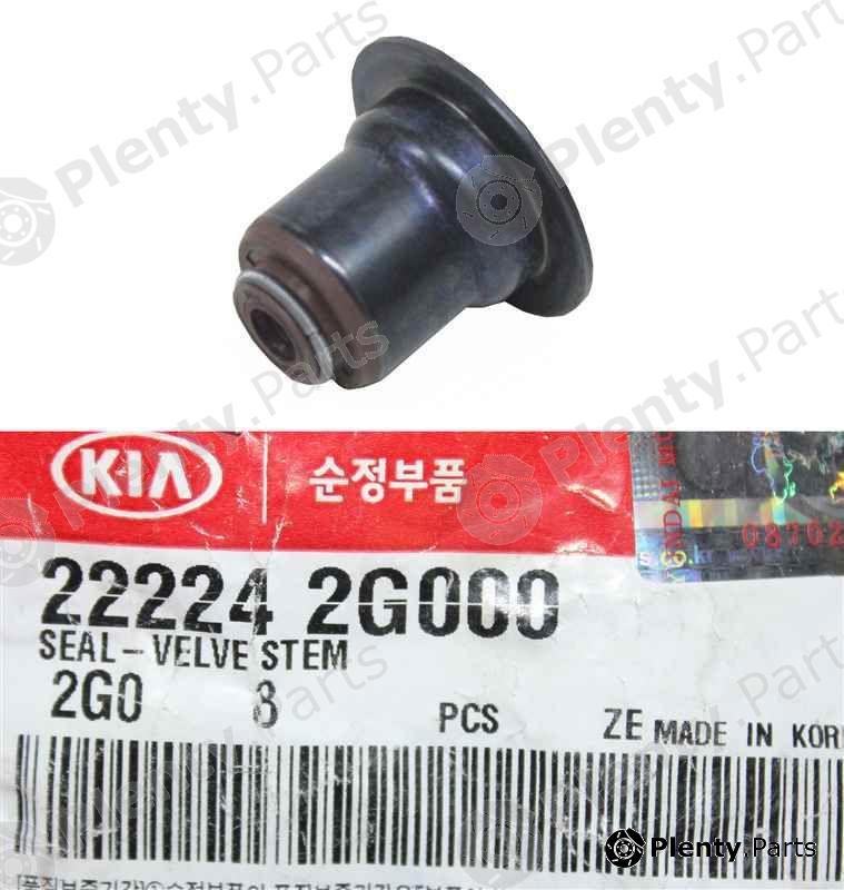 Genuine HYUNDAI / KIA (MOBIS) part 222242G000 Seal, valve stem