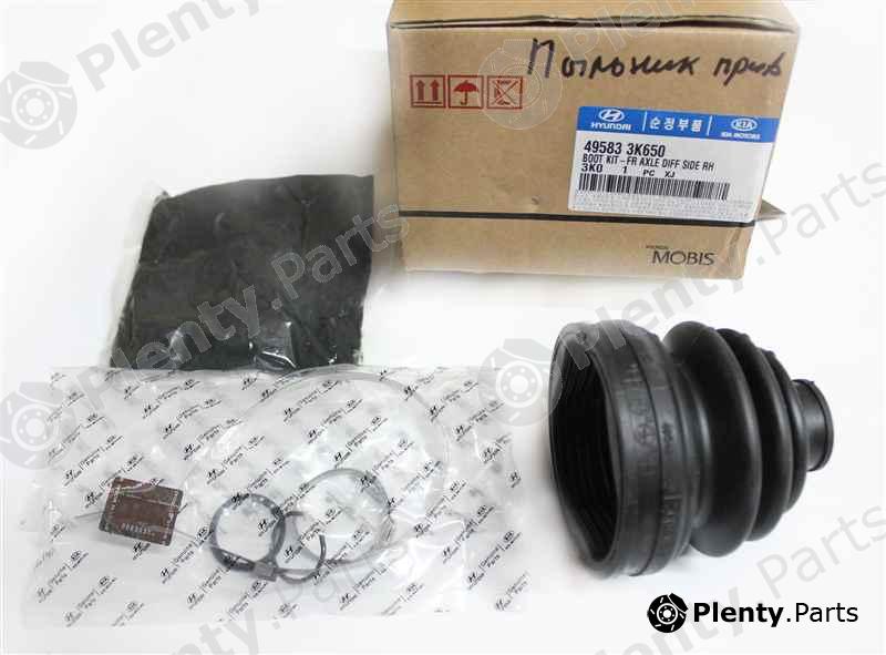 Genuine HYUNDAI / KIA (MOBIS) part 495833K650 Bellow Set, drive shaft