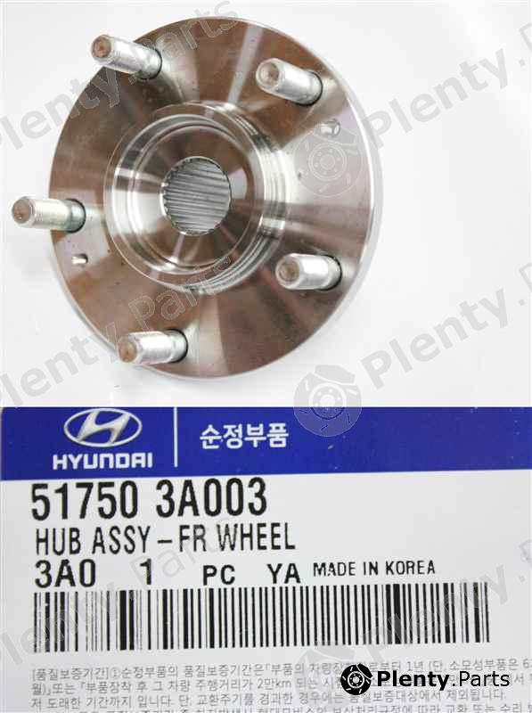 Genuine HYUNDAI / KIA (MOBIS) part 51750-3A003 (517503A003) Wheel Hub