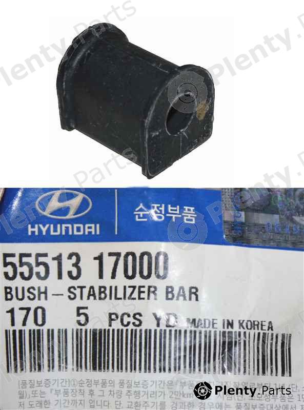 Genuine HYUNDAI / KIA (MOBIS) part 55513-17000 (5551317000) Stabiliser Mounting