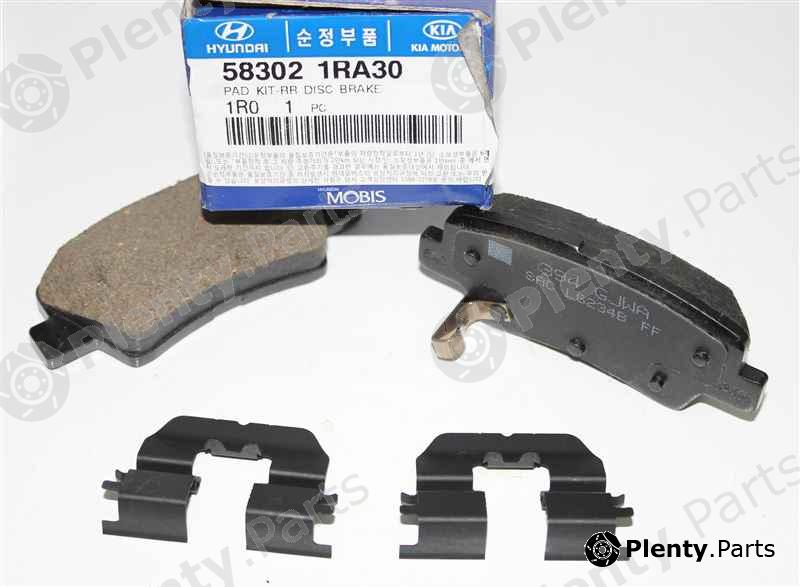 Genuine HYUNDAI / KIA (MOBIS) part 58302-1RA30 (583021RA30) Brake Pad Set, disc brake