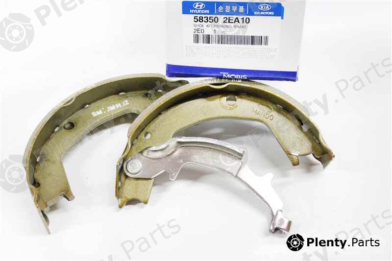 Genuine HYUNDAI / KIA (MOBIS) part 58350-2EA10 (583502EA10) Brake Shoe Set, parking brake