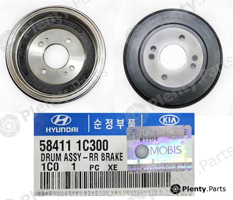 Genuine HYUNDAI / KIA (MOBIS) part 584111C300 Brake Disc
