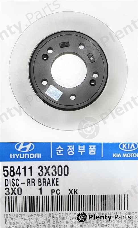 Genuine HYUNDAI / KIA (MOBIS) part 584113X300 Brake Disc