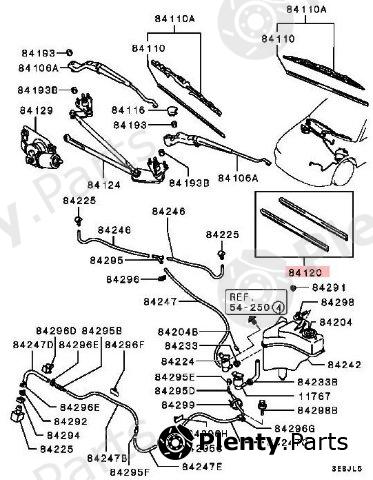 Genuine MITSUBISHI part MB831744 Replacement part