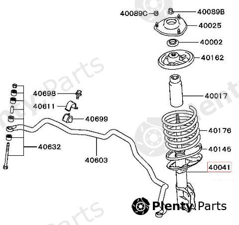 Genuine MITSUBISHI part MR316070 Replacement part