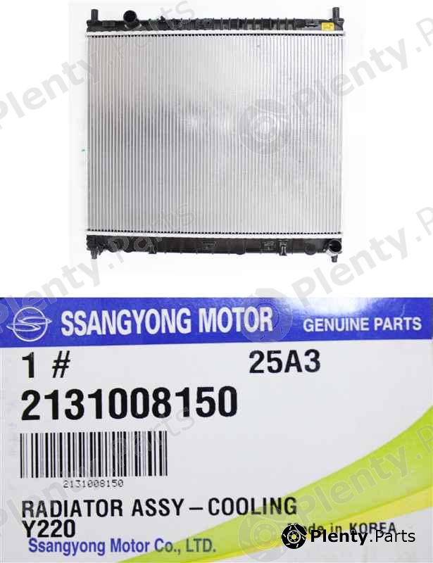 Genuine SSANGYONG part 2131008150 Radiator, engine cooling