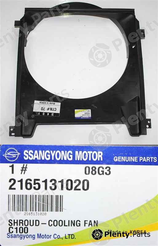 Genuine SSANGYONG part 2165131020 Support, cooling fan