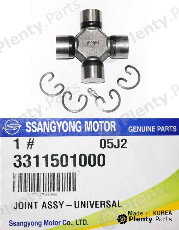 Genuine SSANGYONG part 3311501000 Joint, propshaft