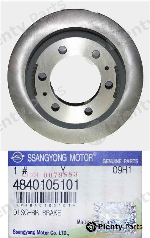 Genuine SSANGYONG part 4840105101 Brake Disc
