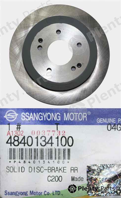 Genuine SSANGYONG part 4840134100 Brake Disc