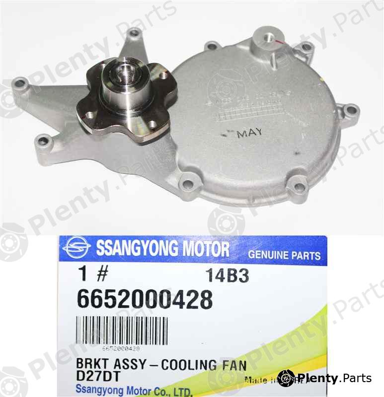 Genuine SSANGYONG part 6652000428 Support, cooling fan