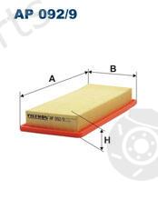  FILTRON part AP092/9 (AP0929) Air Filter