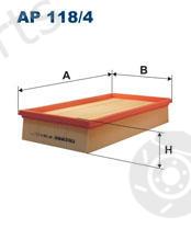  FILTRON part AP118/4 (AP1184) Air Filter