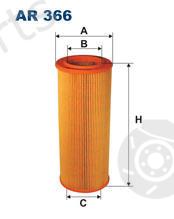  FILTRON part AR366 Air Filter